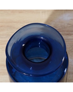 Ваза «Берлинская лазурь», 2.5 л, 21×15 см, диаметр горлышка 6 см, стекло, синяя Evis