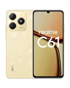 Смартфон Realme C61 8GB/256GB (золотистый)