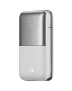 Внешний аккумулятор Bipow Pro Digital Display Fast Charge Power Bank 20000mAh (белый) Baseus