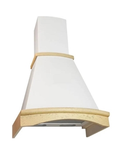 Вытяжка Ротонда 60П-650-П3Л 843334 (бежевый/дуб неокрашенный) Elikor