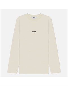Женский лонгслив Micrologo Basic Crew Neck Msgm