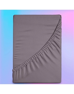 Простыня на резинке поплин 160х200х25 selenite ТТ-00231414 Uniqcute