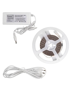 Лента светодиодная 5м 9,6Вт GLS-2835-120-9.6-12-IP20-PRO-6-5-KIT General