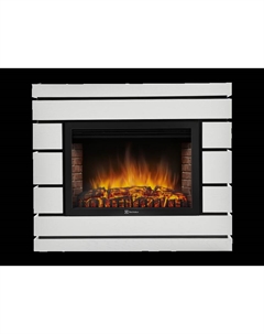 Портал Firelight для камина Moderno 25 шпон белый дуб Electrolux