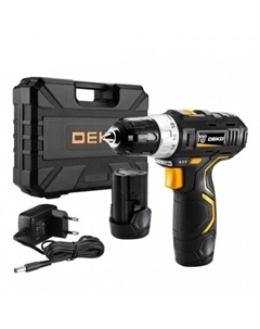 Дрель-шуруповерт акк. GCD12DU3 (12В,2ск,32Нм,2акк1,5Ач,13 инстр., чем) 063-4097 Deko