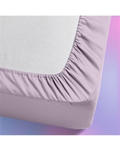 Простыня на резинке поплин 180х200х25 розовый кварц ТТ-00299575 Uniqcute