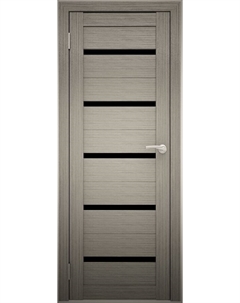 Дверное полотно Амати 01М (ч) дуб дымчатый 80х200 Юни