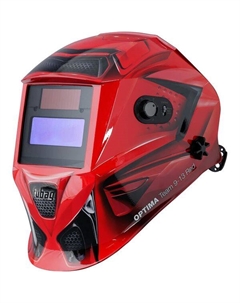 Маска сварщика Optima Team 9-13 / 38075 (красный) Fubag