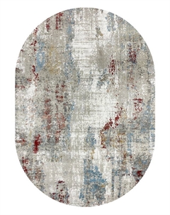 Ковер (0,8х1,5) LEDA B467F-TERRA-BURGUNDY-OVAL Milat hali