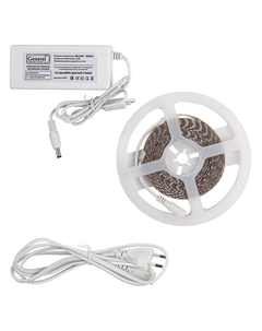 Лента светодиодная 5м 9,6Вт GLS-2835-120-9.6-12-IP20-PRO-3-5-KIT General