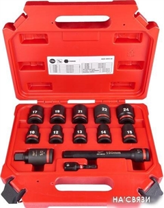 Набор головок слесарных Shockwave 4932480456 (13 шт) Milwaukee