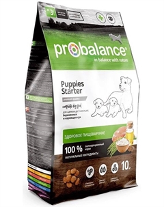 Корм для собак Starter 10 кг Probalance