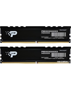 Оперативная память Signature Premium 2x16ГБ DDR5 4800МГц PSP532G4800KH1 Patriot
