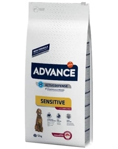 Корм для собак Sensitive Lamb & Rice 12 кг Advance