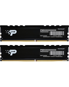 Оперативная память Signature Premium Line 2x32ГБ DDR5 4800 МГц PSP564G4800KH1 Patriot