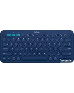 Клавиатура Multi-Device K380 Bluetooth 920-007591 (синий) Logitech