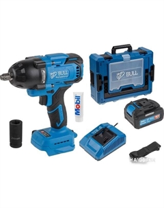 Гайковерт SC 1807 1329722 (с 1-им АКБ, кейс) Bull