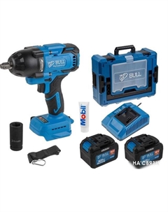 Гайковерт SC 1807 1329724 (с 2-мя АКБ, кейс) Bull
