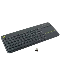 Клавиатура Wireless Touch Keyboard K400 Plus (черный) Logitech