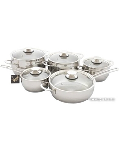 Набор кастрюль Магнолия Престиж КМ3-035С Кухар