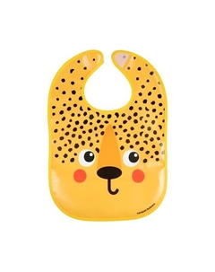 Моющийся нагрудник с карманом BabiesBoo гепард Canpol babies