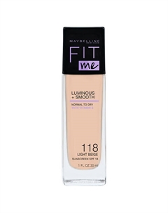 MAYBELLINE Тональный крем Fit Me! Luminous + Smooth SPF 18 Maybelline new york