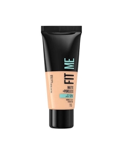 MAYBELLINE Матирующий тональный крем Fit Me Matte & Poreless Maybelline new york