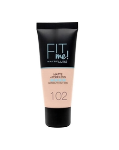 MAYBELLINE Матирующий тональный крем Fit Me Matte & Poreless Maybelline new york