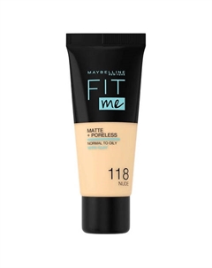 MAYBELLINE Матирующий тональный крем Fit Me Matte & Poreless Maybelline new york