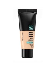 MAYBELLINE Матирующий тональный крем Fit Me Matte & Poreless Maybelline new york