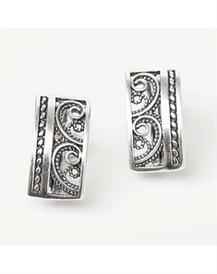 Ажурные серьги покрытые золотом Shine & beauty