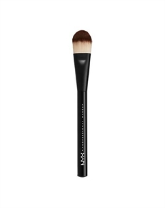 Профессиональная кисть для тональных средств Pro Flat Foundation Brush Nyx professional makeup