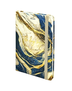 Блокнот с резинкой А5 Marble Brauberg