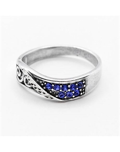 Кольцо покрытое серебром с ювелирным стеклом PRECIOSA Shine & beauty