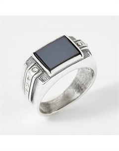 Кольцо мужское покрытое серебром с ювелирным стеклом PRECIOSA Shine & beauty