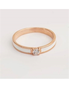 Кольцо покрытое золотом с фианитами Shine & beauty