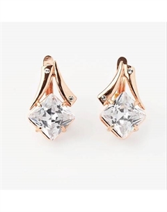 Серьги покрытые золотом с ювелирным стеклом PRECIOSA Shine & beauty