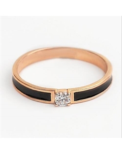 Кольцо покрытое золотом с фианитами Shine & beauty