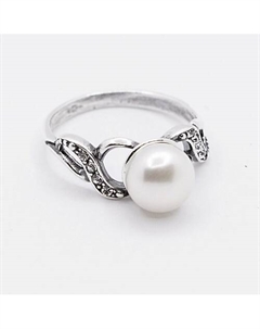 Кольцо, покрытое серебром с ювелирным стеклом PRECIOSA Shine & beauty