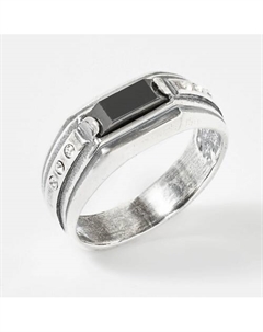 Кольцо покрытое серебром с ювелирным стеклом PRECIOSA и фианитами Shine & beauty