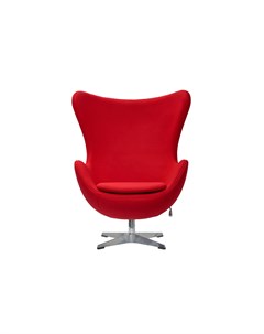 Кресло egg chair красный 76x110x77 см Bradexhome