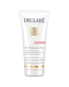 Маска для лица успокаивающая мгновенного действия Stress Balance Skin Meditation Mask 75 Declare