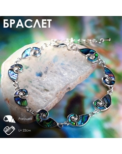 Браслет «Галиотис» ракушки-завитки, 22 размер Qf
