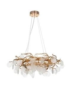 Люстра "Чипсы" G9 8х40Вт золото 60х60х15 см Bayerlux