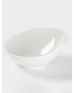 Салатник White Label, 600 мл, фарфор, белый Доляна