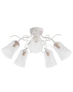 Люстра «Глория» 5xE14 40 Вт белый с золотой патиной 61.5×61.5×27 см Bayerlux