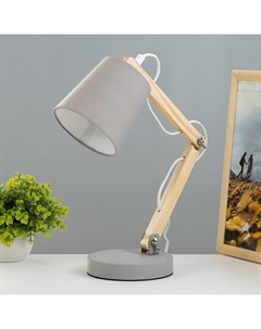 Настольная лампа «Бенд» Е14 40 Вт серый 22×14×42 см Risalux