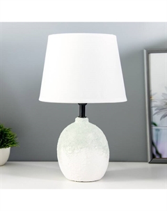 Настольная лампа «Зефир» Е14 40 Вт белый голубой 30×30×33 см Risalux