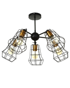 Люстра 2210/5 E27 40 Вт черно-бронзовый 34.4×34.4×68 см Bayerlux