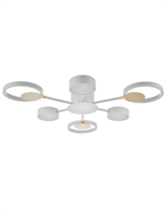 Люстра с ПДУ 2301/6WT LED 120 Вт 3000-6000К белый 75×75×8 см Bayerlux